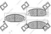 DJ PARTS BP1242 Brake Pad Set, disc brake